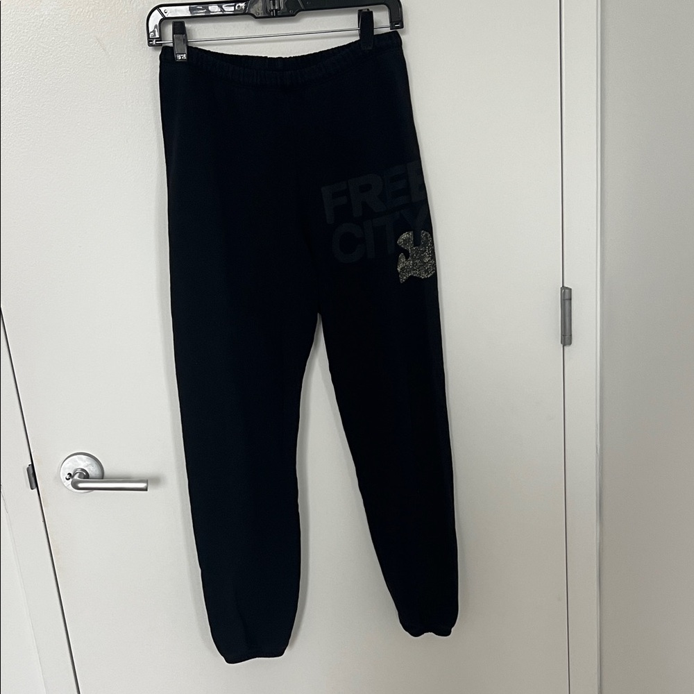 Black Sweatpants with Logo